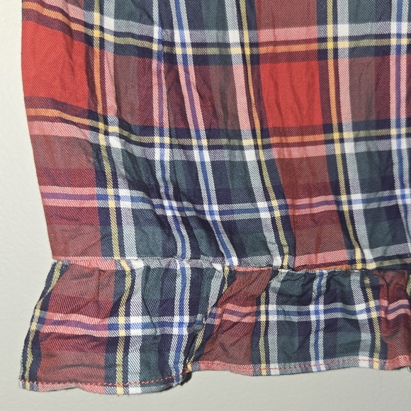 Hill House Home Caroline Nap Dress Tartan Plaid Smocked Maxi Medium - Picture 7 of 10